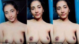 Hot Indian Slim GF Showing Pussy With BF