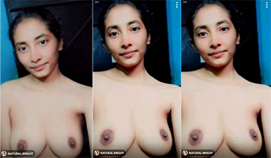 Hot Indian Slim GF Showing Pussy With BF