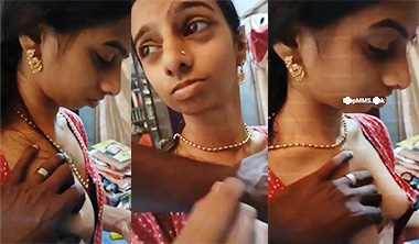 Sexy Mallu Aunty Boobs Pressed By Electrician Porn