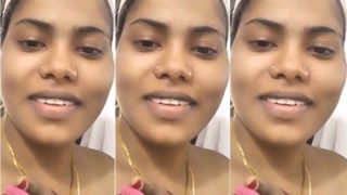 Indian Newly Married Tamil Wife Showing Boobs Video Call