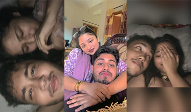 Cute Bengali Lovers Kissing And Fucking In Home