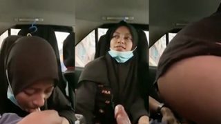 Desi Hijabi Girl Blowjob Dick Fucking Inside Car Watch