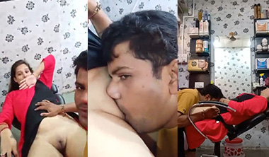 Desi Couple Pussy Licking In Beauty Parlour Captured Sex